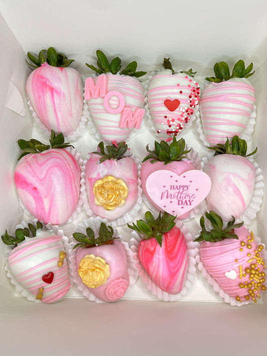 12 ct Chocolate Covered Strawberries|Mother's Day Collection